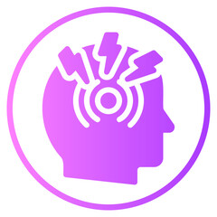 headache gradient icon