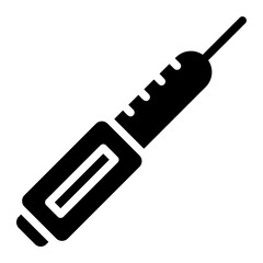 insulin glyph icon