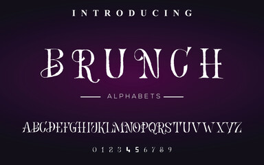 Minimal urban font. Sports minimal tech font letter set. Typography with dot regular and number. minimalist style fonts set. vector illustration