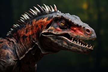 Close-Up of Proceratosaurus, Natural light, Generative AI