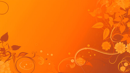 Fototapeta na wymiar Orange Flower Wallpaper images | Generative AI