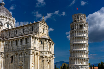 Fototapeta na wymiar Die Schöne Stadt Pisa in Italien