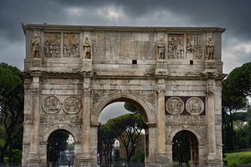 Fototapeta na wymiar Die schöne Altstadt Rom in Italien