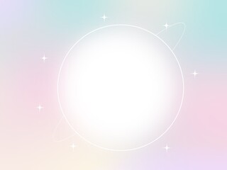 abstract background Pastel sparkle circle
