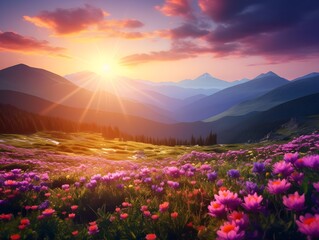 Fototapeta na wymiar Alpenblumen