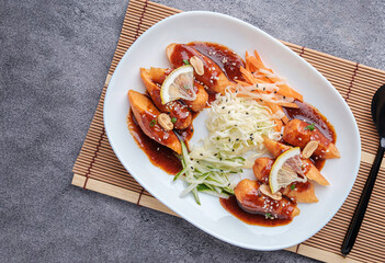 Fried Sausage with Korean Sauce.04.07.2023