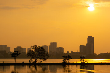 Fototapeta premium Sunset in Hanoi
