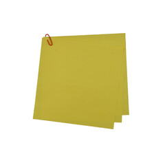  Note Paper with Clip Cutout
