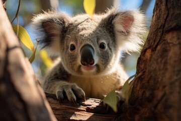 Photograph Of Koala Natural Light, Generative AI