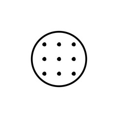 biscuit icon vector design templates