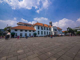Jakarta, Indonesia (June 10, 2023): Fatahillah Museum is a historic building located in the old...