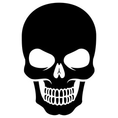 human skull vector