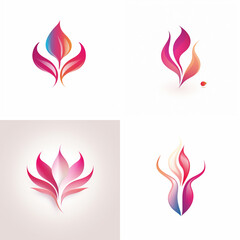 set of fire icons