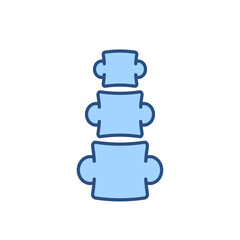 Spine Related Vector Icon. Spine sign. Isolated on White Background