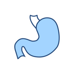 Stomach Vector Icon. Isolated on the White Background. Editable EPS file. Vector illustration