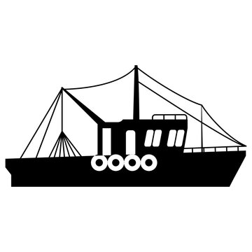 recommend clip art: silhouette of ship,boat element,modern ship icon