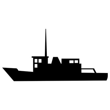 recommend clip art: silhouette of ship,boat element,modern ship icon