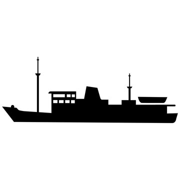 recommend clip art: silhouette of ship,boat element,modern ship icon