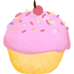 strawberry cupcake