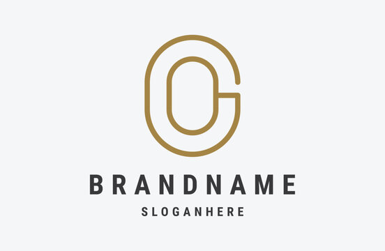 Letter g or og logo icon design template vector illustration