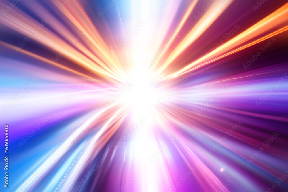 Poster abstract light explosion effect high speed technology concept, light abstract background