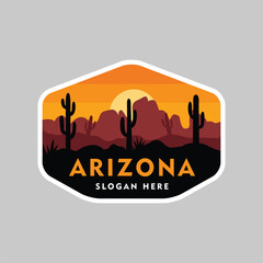 Arizona badge logo - obrazy, fototapety, plakaty
