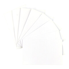 Blank Paper Card Cutout
