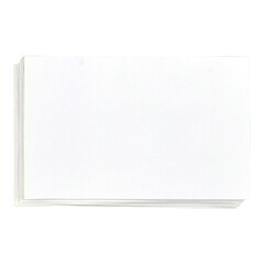 White Paper Card Cutout
