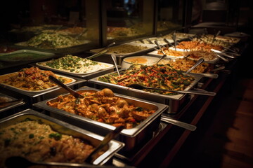 Obraz premium buffet food, dinner time