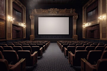 cinema mockup,  theater