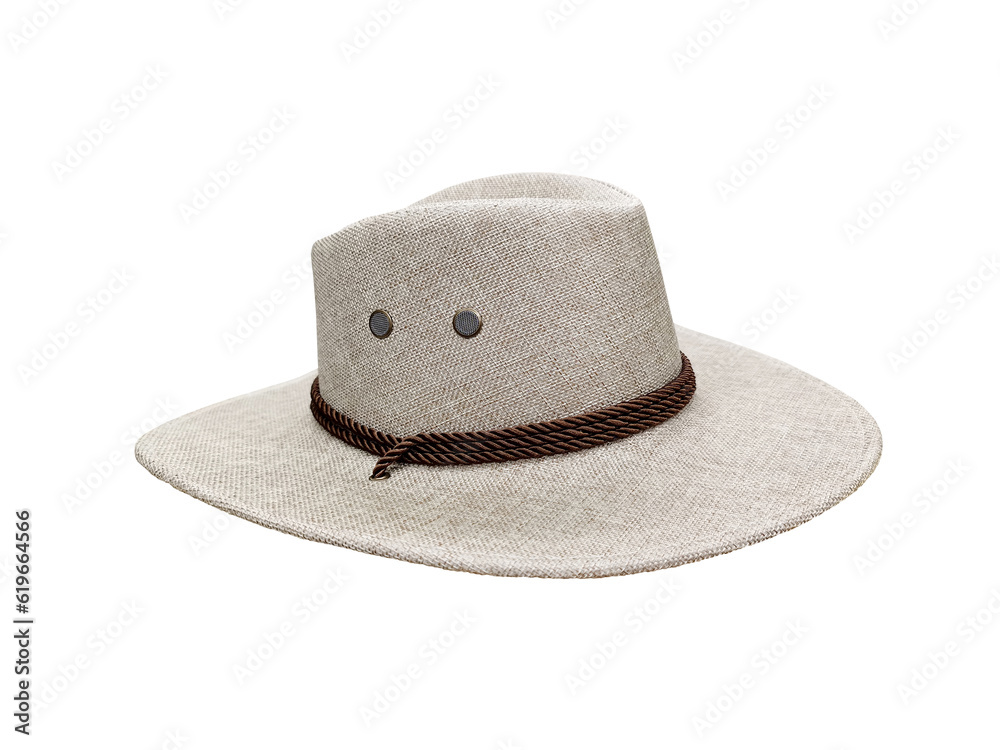 Wall mural cowboy straw hat PNG transparent