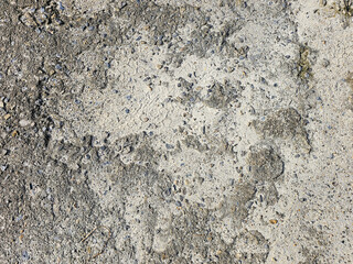 Detailed close up view on asphalt surfaces of different streets and roads. Damaged cracked asphalt road, Broken road Surface of concrete gray wall in cracks, Rough cracked texture, Grunge texture