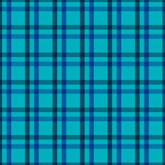 Gingham seamless pattern.Blue background texture. Checked tweed plaid repeating wallpaper. Fabric design.