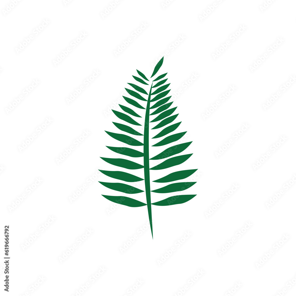 Poster fern logo icon