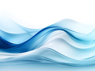 Fototapeta premium abstract blue wave background