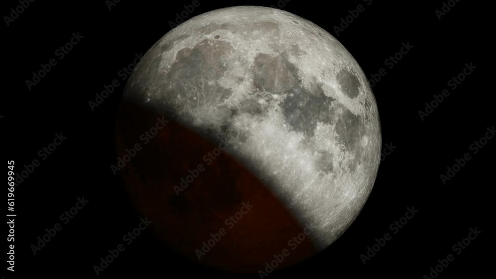 Wall mural time lapse total solar eclipse . elements of this image furnished by nasa.