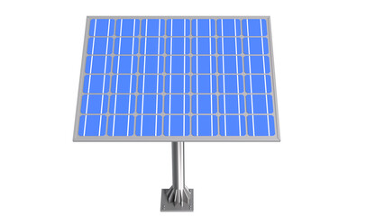 solar panel isolated