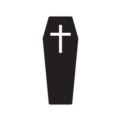 Obraz premium coffin icon vector