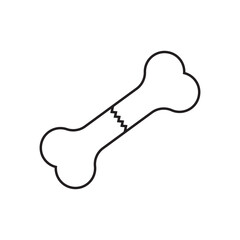 Fototapeta premium broken bone icon vector