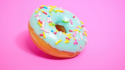 Fototapeta na wymiar donut with sprinkles