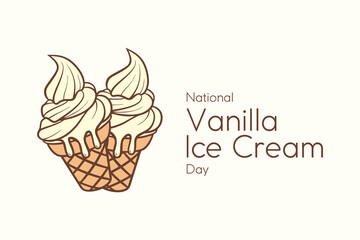 National Vanilla Ice Cream Day