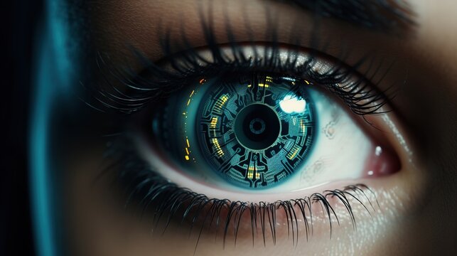 eye of the person with generative ai