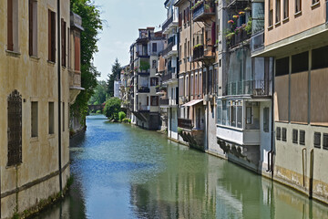 Padova, il fiume Piovego e Bacchiglione - Veneto	