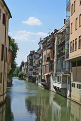 Padova, il fiume Piovego e Bacchiglione - Veneto	