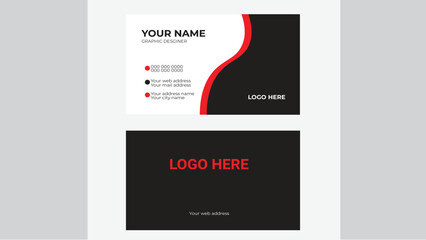 Clean and simple business card template