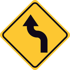 Traffic road sign design
