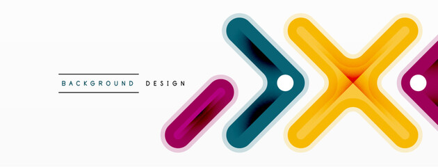 Cross line background minimal geometric template. Design for wallpaper, banner, background, landing page, wall art, invitation, prints, posters