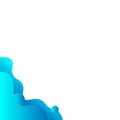 Gradient abstract corner