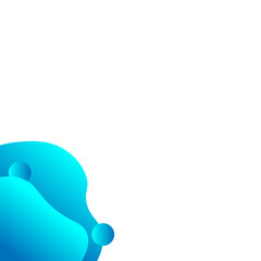 Gradient abstract corner