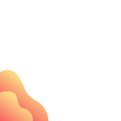 Gradient abstract corner